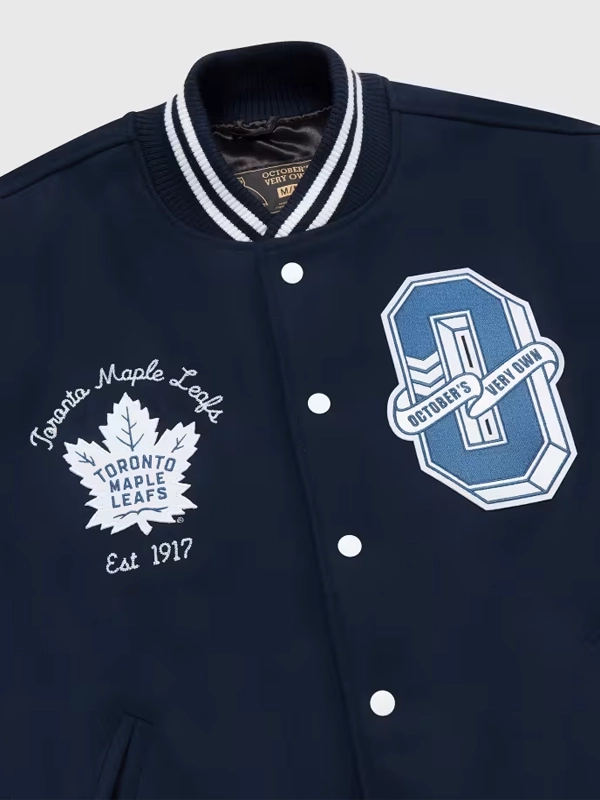 The Orignal Six OVO Toronto Maple Leafs Varsity Jacket