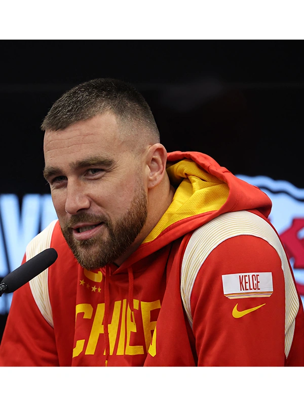 Travis Kelce Denim Jacket For Sale - Jackets Junction