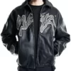 Weyz Black Leather Jacket