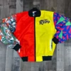 What The 5s Multicolor Varsity Bomber Jacket