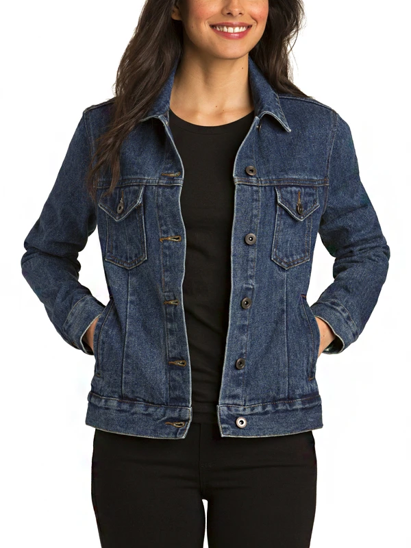 Womens Port Authority Denim Jacket