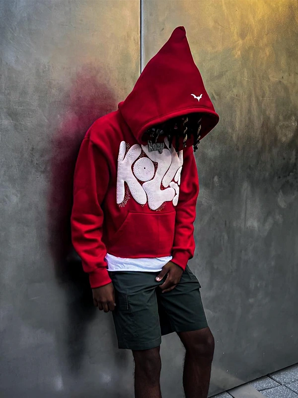 Y2K Red Kozy Hoodie