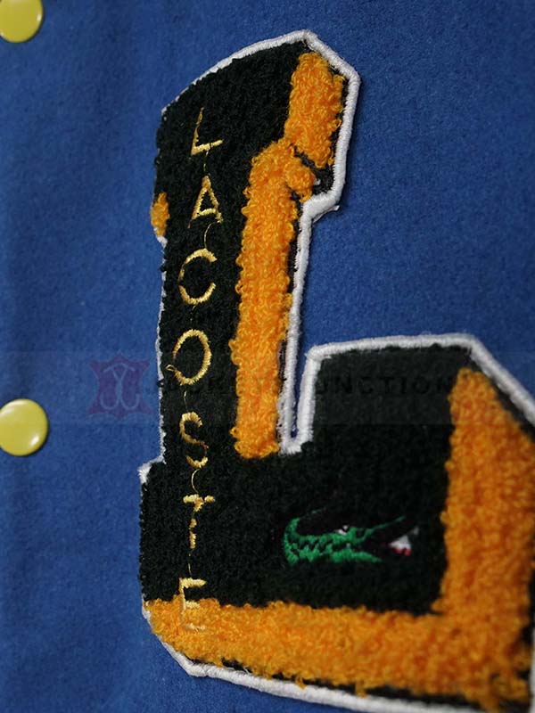 djokovic lacoste letterman jacket