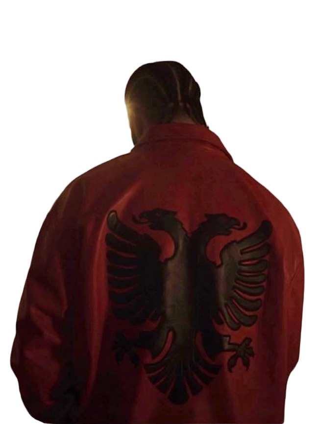 drake albanian leather jacket