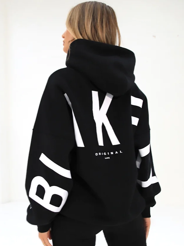 Blakely Black Oversized Hoodie