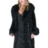 Charlotte Simone Taylor Swift Black Faux Fur Coat