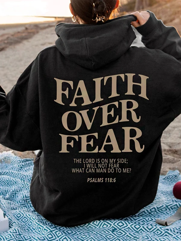 Faith over fear sweater sale