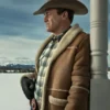 Fargo S05 Jon Hamm Suede Brown Shearling Jacket