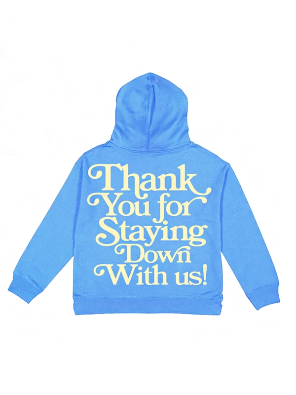 Humble Religion Blue Pullover Hoodie