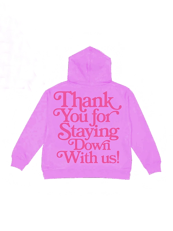 Humble Religion Pink Pullover Hoodie