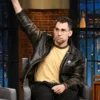 Jack Antonoff Distressed Leather Jacket