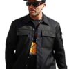 Jason Statham 2023 F1 Abu Dhabi Grand Prix Black Jacket