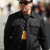 Jason Statham F1 Abu Dhabi Grand Prix 2023 Black Jacket