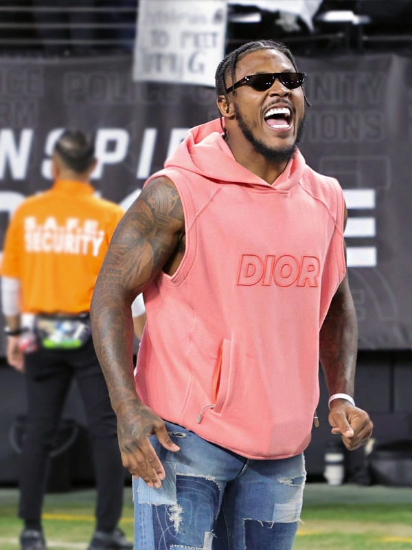 Pink dior hoodie sale