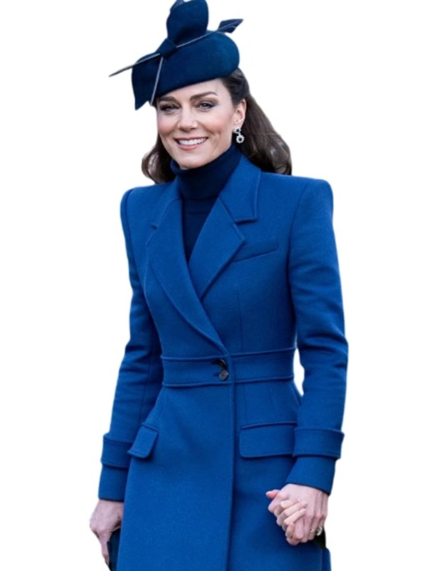 Kate Middleton Blue Coat