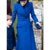 Kate Middleton Blue Long Coat