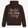 Lonely Ghost Feel Like Home Brown Hoodie