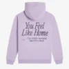 Lonely Ghost Feel Like Home Purple Hoodie