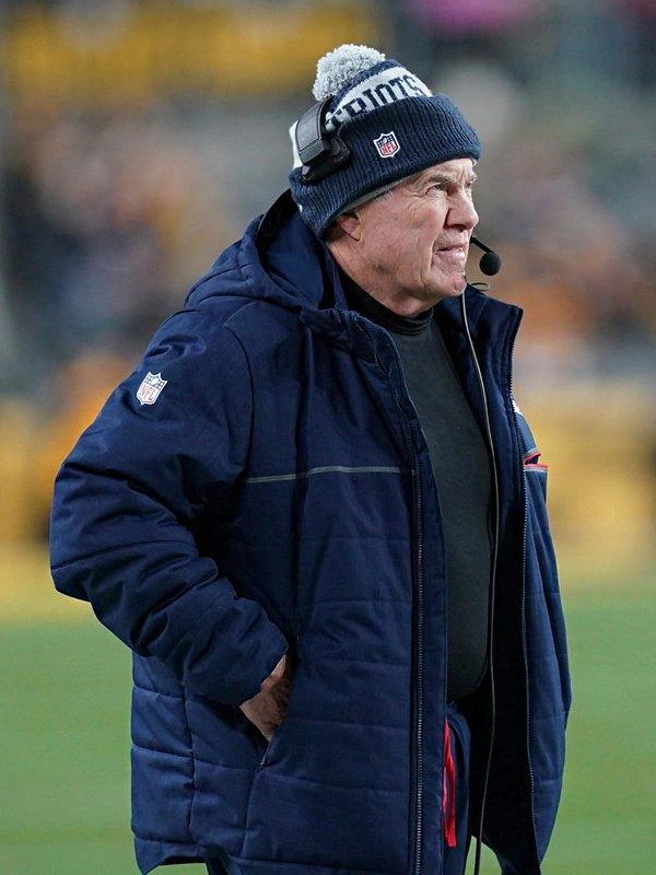 Bill Belichick New England Patriots Sideline Jacket - Jackets Junction