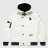 OVO Chilliwack White Bomber Jacket