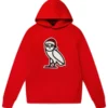 OVO Christmas Holiday Red Owl Hoodie