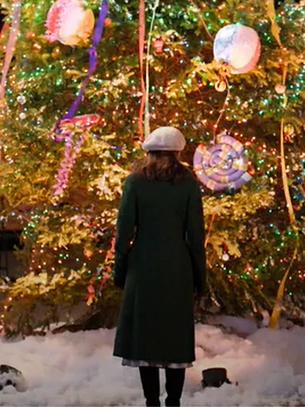 Rachael Leigh Cook Rescuing Christmas Green Coat