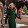 Rescuing Christmas 2023 Rachael Leigh Cook Green Coat