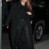 Selena Gomez Black Coat