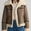 Shearling Leather Jacket Taylor Swift