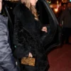 Taylor Swift Charlotte Simone Black Fur Coat