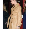 Taylor Swift Mustard Belted Trench Coat
