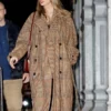 Taylor Swift Stella McCartney Brown Tweed Coat