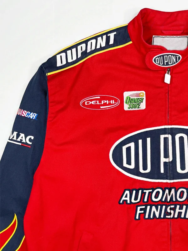 Vintage DuPont Red Nascar Racing Jacket