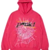 pink spider hoodie