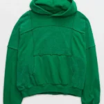 Aerie Sherpa Patchwork Hoodie