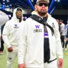 CFP 2024 Washington Huskies White Zip-Up Hoodie