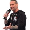 CM Punk Black Zip-Up Hoodie