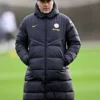 Chelsea F.C Black Puffer Coat