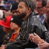 Drake Avirex Black Leather Jacket