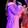 Elle King Pink Shearling Coat