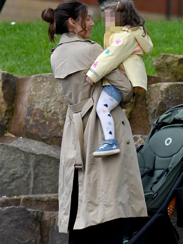 Fool Me Once Maya Stern Beige Coat