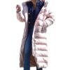 Fool Me Once Maya Stern Pink Puffer Coat