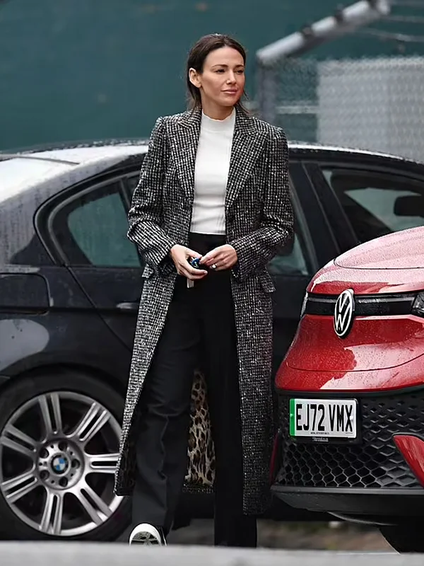 Fool Me Once Michelle Keegan HoundstoothCoat