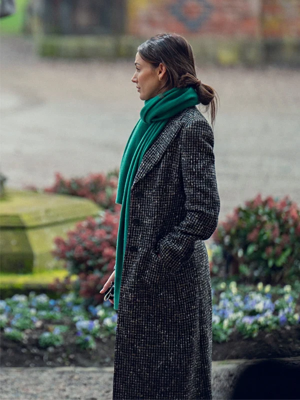 Fool Me Once Michelle Keegan HoundstoothTrench Coat