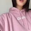 Glossier Pink Hoodie