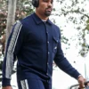 Jalen Hurts Autry Knitted Sporty Blue Track Jacket