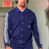 Jalen Hurts Sporty Blue Track Jacket