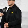 Jim Harbaugh Michigan Wolverines Black Hoodie