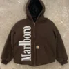 MARLBORO CARHARTT BROWN JACKET