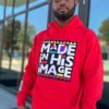 Made In His Image Red Hoodie